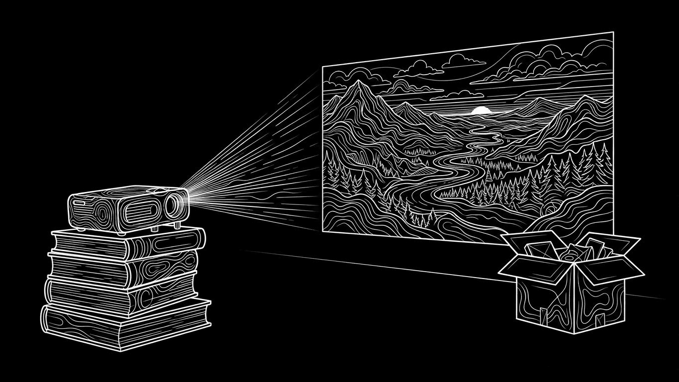 Should I buy a portable projector or a smart TV for a rented flat where I cannot drill walls